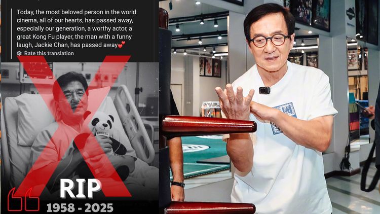 150萬粉專PO病床照 成龍遭濫用AI捏造死訊