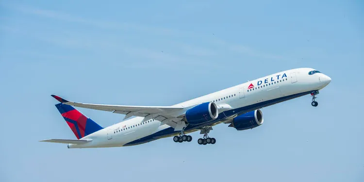 空中巴士机型示意图。达美航空提供