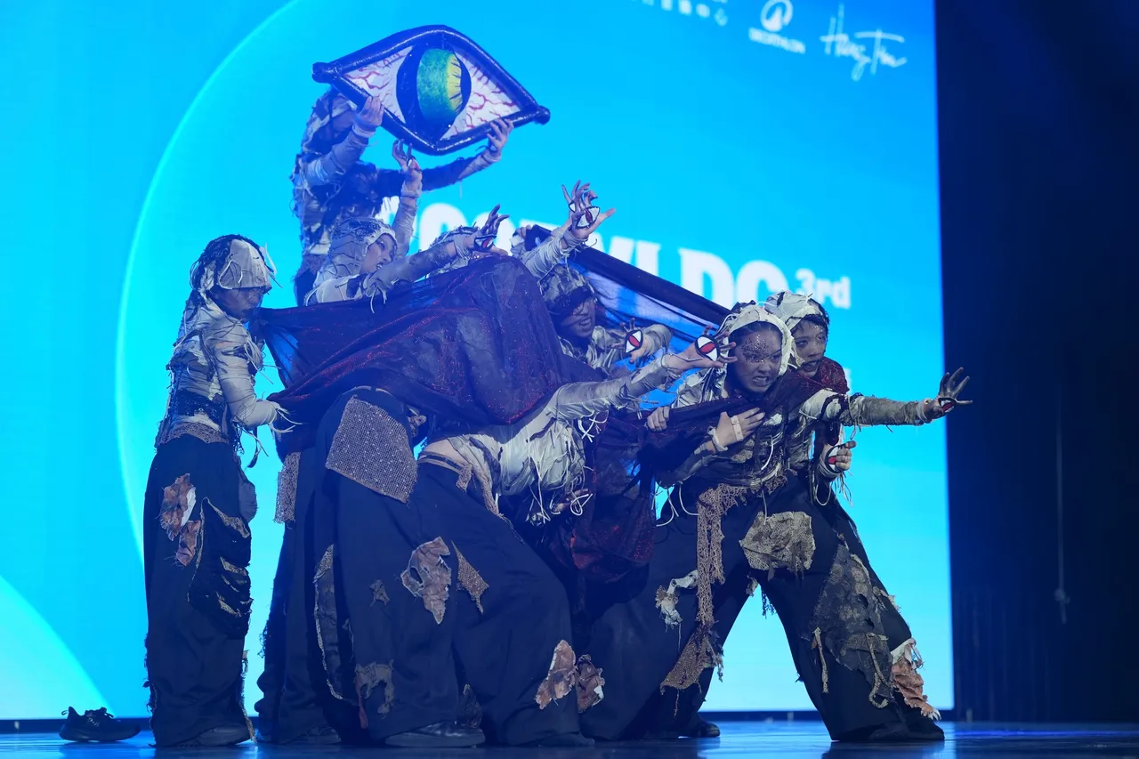 李嘉女儿随舞团TDC参赛。彭欣伟摄