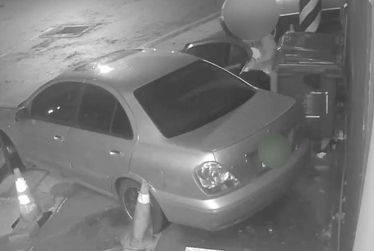 男開車等人順手牽羊竊走路邊行李箱 桃警逮竊嫌揪出同車友人通緝身分