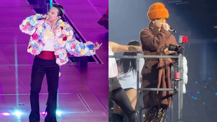 GD首度登上台北大巨蛋，唱到一半坐花车绕场。读者提供