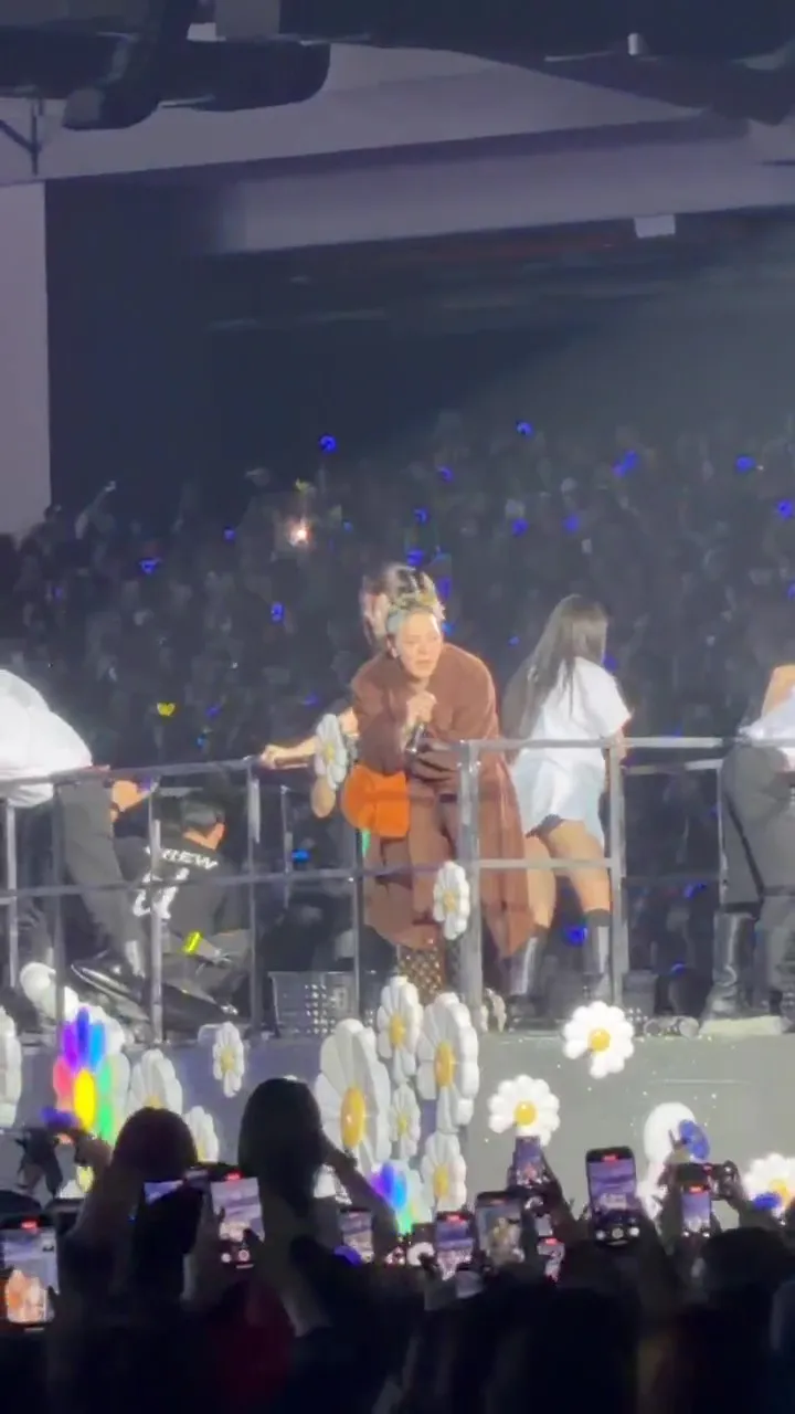 GD很满意大巨蛋的演出。读者提供