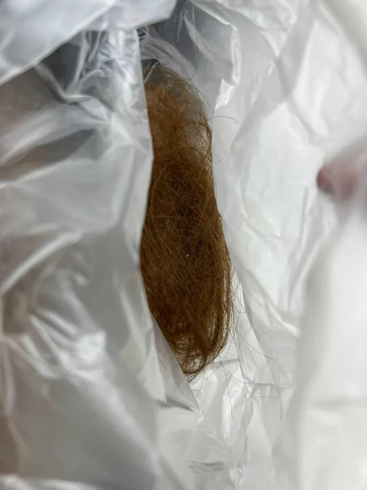 學長把學妹從3樓拖到1樓，以美工刀剪去對方頭髮。翻攝我是新莊人許明偉臉書