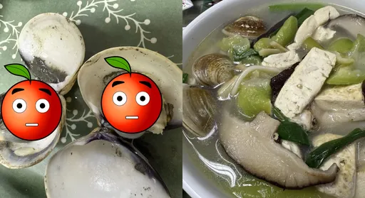 好市多蛤蜊太恶！满满的沙吐不完　煮熟蛤蜊肉「鼓成黑球」
