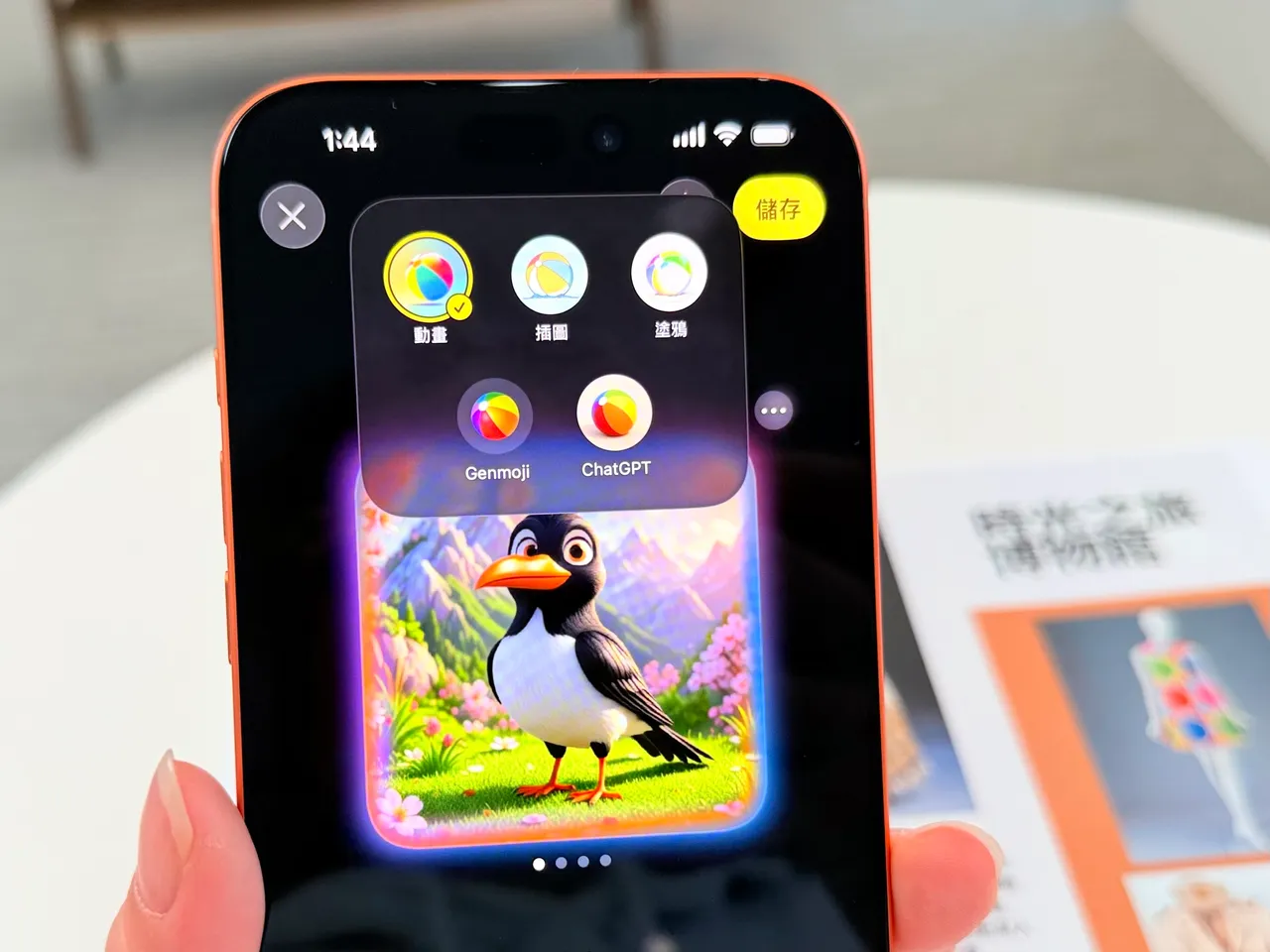 除了预设选项，还有ChatGPT提供的风格可选择。赵筱文摄