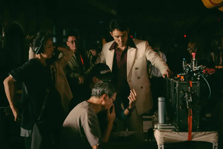 阮经天主演的《阿兹海默警探》正在拍摄中。牵猴子提供