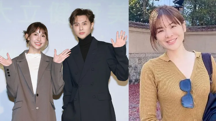 粿粿（左起）和王子爆不伦恋，网红陈沂数度开酸2人。左图为资料照片、右图翻摄陈沂脸书