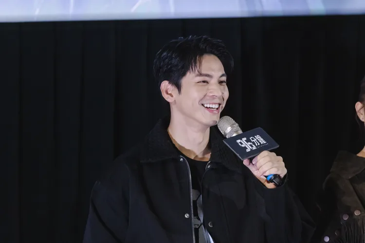 林柏宏現身影廳和影迷互動。華影國際提供