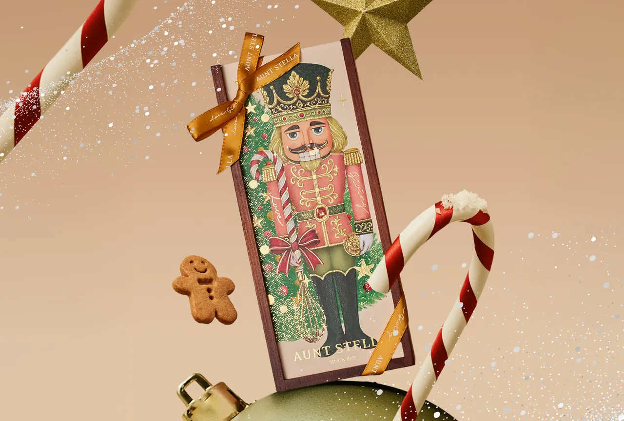 Aunt Stella诗特莉即日起推出「胡桃钳典藏木盒」。业者提供