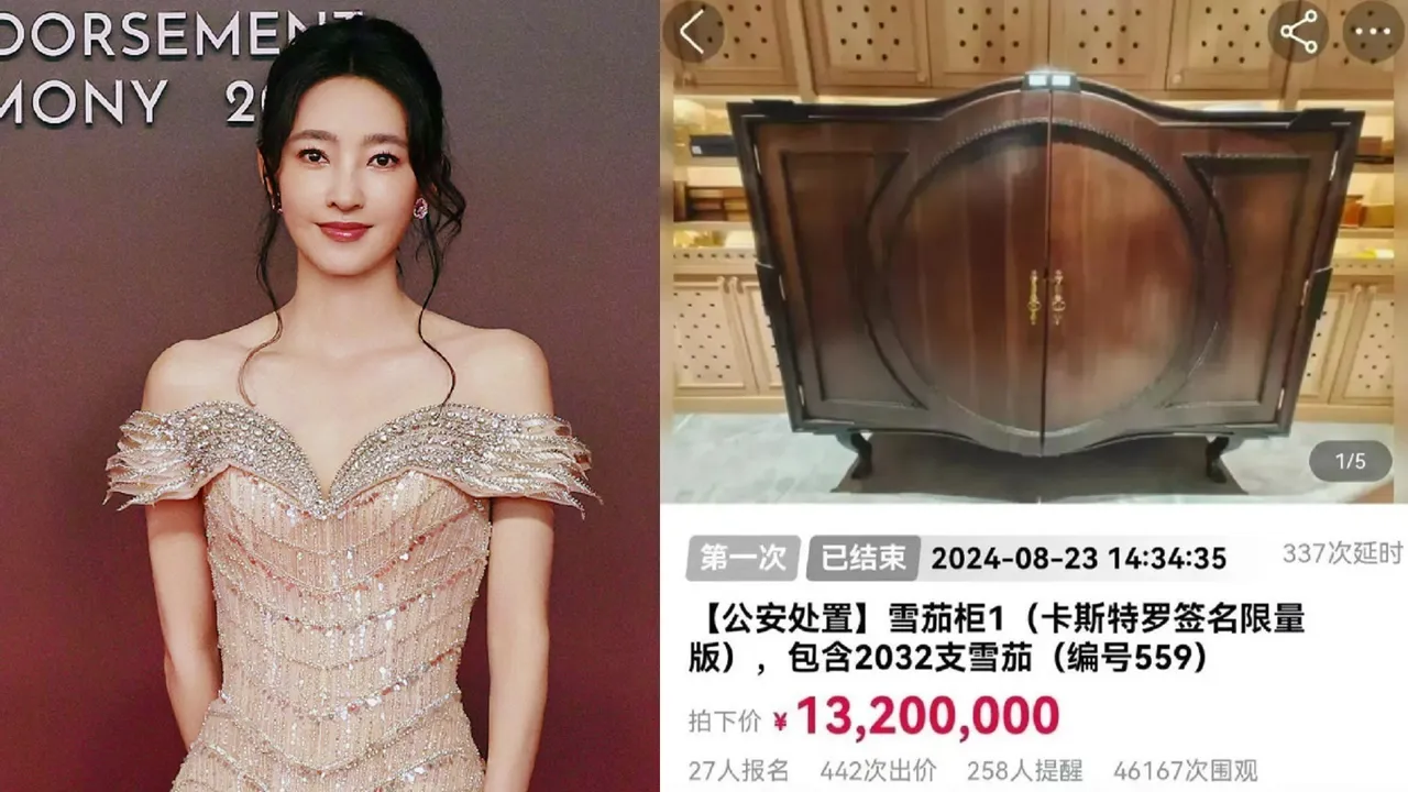 女星前夫诈骗62.6亿　资产被拍卖！一柜子雪茄值6千万