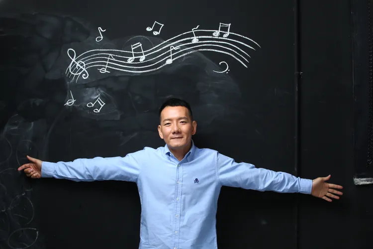 種子音樂與初心苑創辦人田定豐。