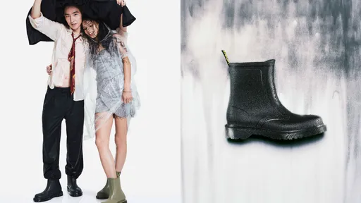Dr. Martens八孔靴經典輪廓再進化　首推防水雨靴濕冷天也時髦