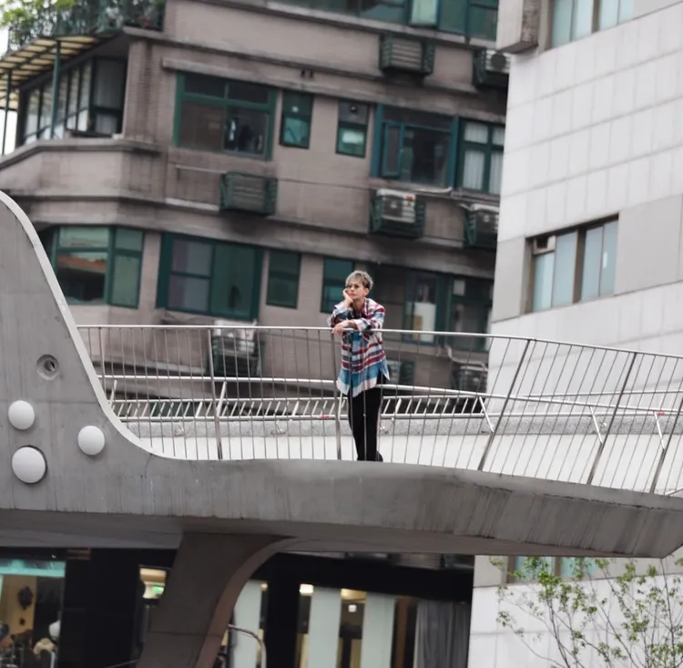 佐藤健造訪了中山捷運站。翻攝佐藤健IG