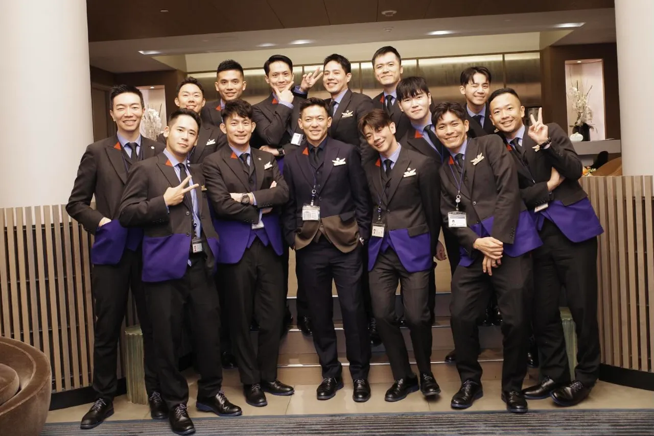 這次經工會努力達成性別平等制度，並有華航員工發起此活動，才有這班近90年來首見的「全空少航班」。翻攝自threads