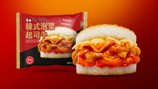 韩味爆击全台！7-11限定「韩式泡菜起司牛米汉堡」开卖