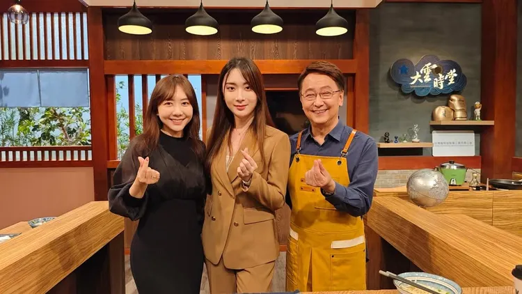 陳漢章和妻子雪兒一起上李四端主持的節目《大雲時堂》。翻攝雪兒IG