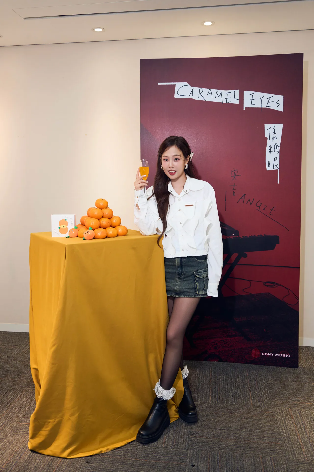 安吉自曝5月没入围金曲奖时，忍不住哭了。索尼音乐提供