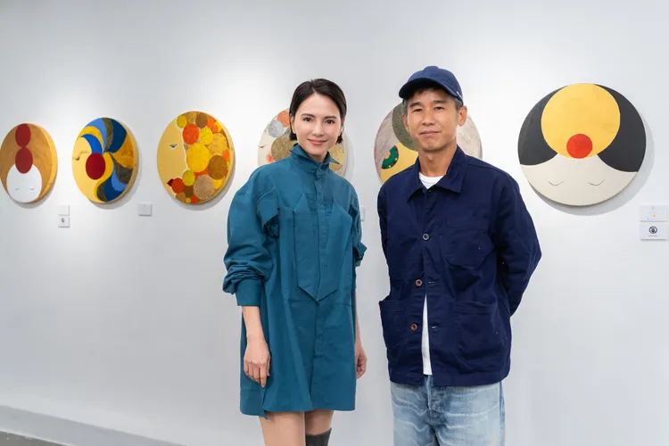 李心潔（左）與林海峰。13a New Street Art Gallery提供