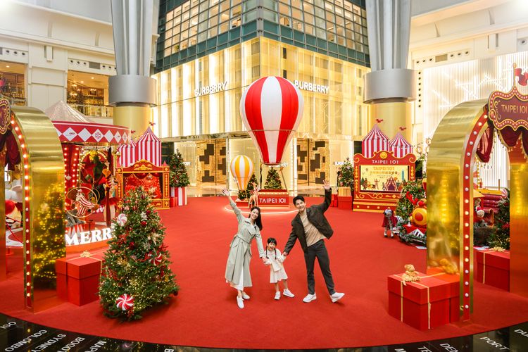 不只新北！101「玩具總動員耶誕城」開跑　熱氣球、馬戲團登場