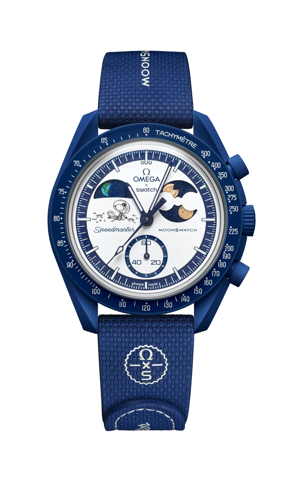 SWATCH X Omega MISSION TO EARTHPHASE – MOONSHINE GOLD腕表，1万2150元。品牌提供