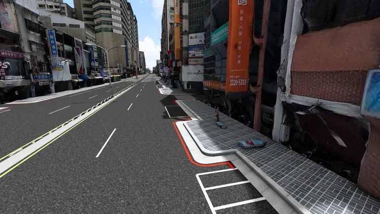 將實體人行空間加大，提升行人安全。06-將轉角人行道加寬，減少人行通行距離