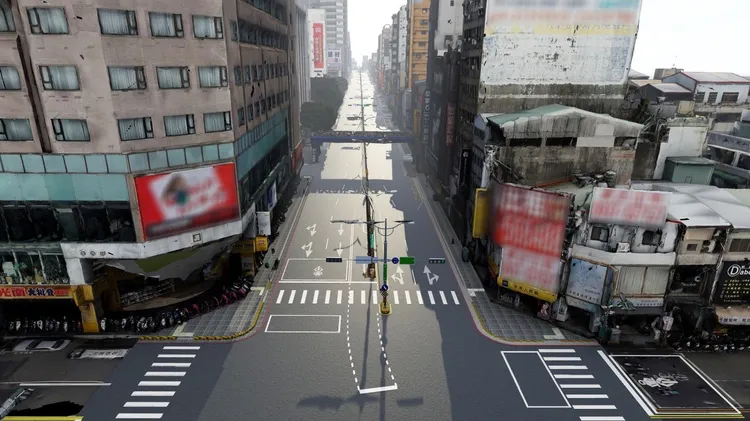 一中商圈三民路改善工程将加宽实体人行道为2.5至4公尺。06-将转角人行道加宽，减少人行通行距离