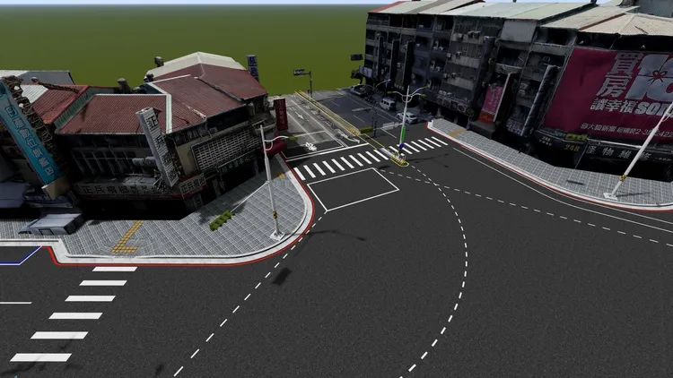 將轉角人行道加寬，增加人行通行安全。06-將轉角人行道加寬，減少人行通行距離