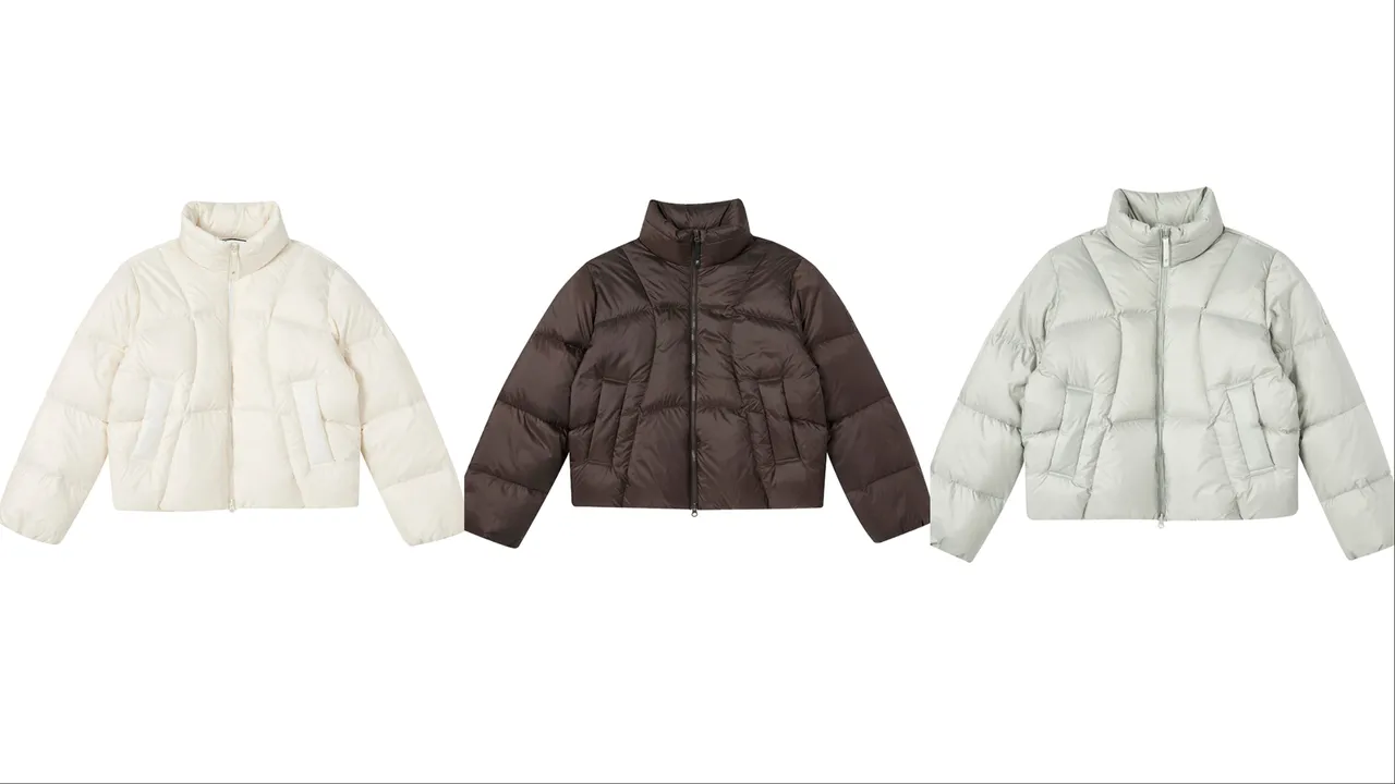 FILA FLOW DOWN羽绒外套，各9280元。品牌提供