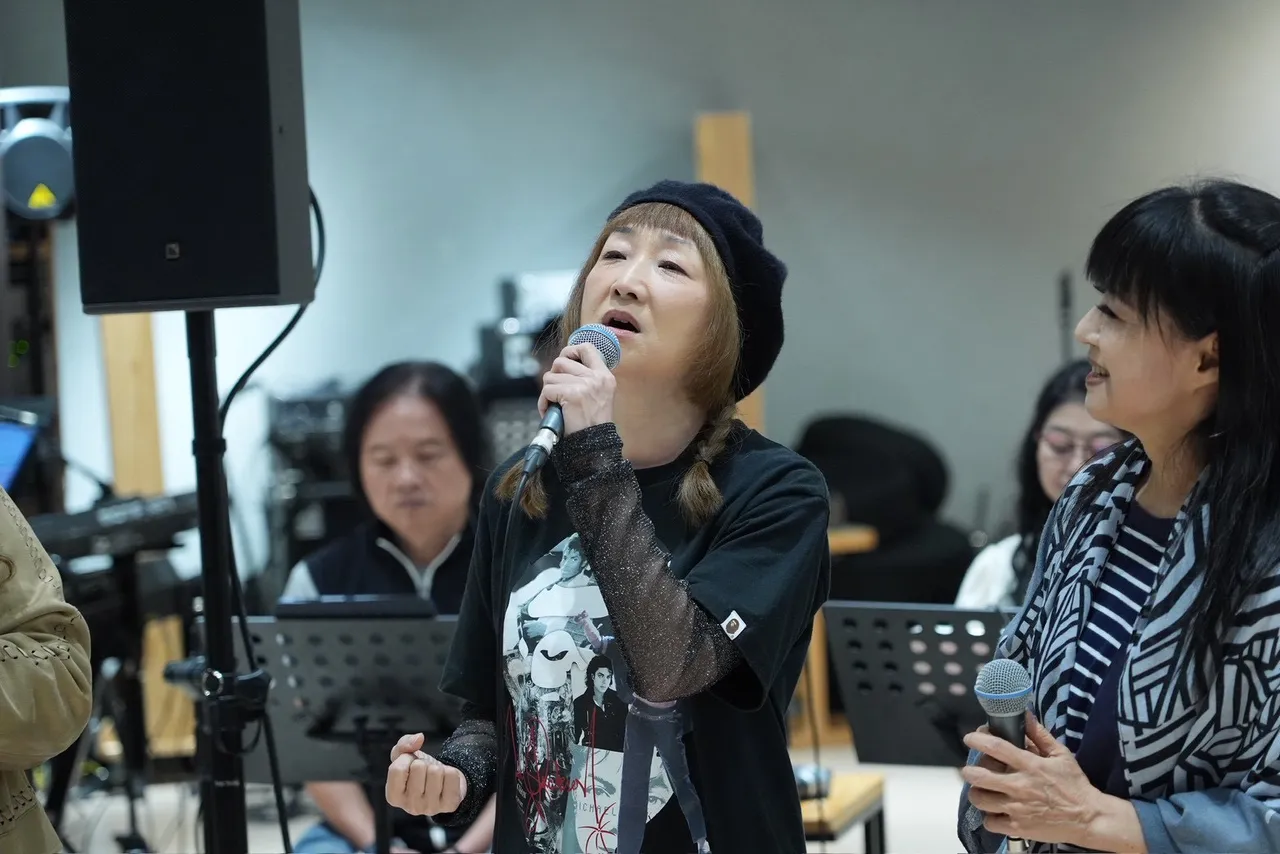 芝麻彩排后受访。娱乐中心摄