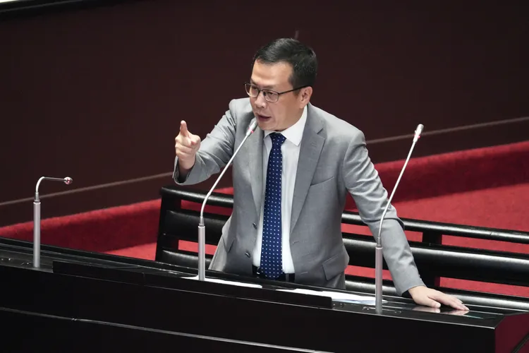 国民党立委罗智强。彭欣伟摄