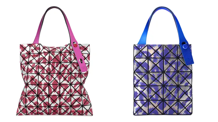 BAO BAO ISSEY MIYAKE CHIMERA S托特包（左）2萬8600元、CHIMERA S手提包（右）2萬4600元。品牌提供