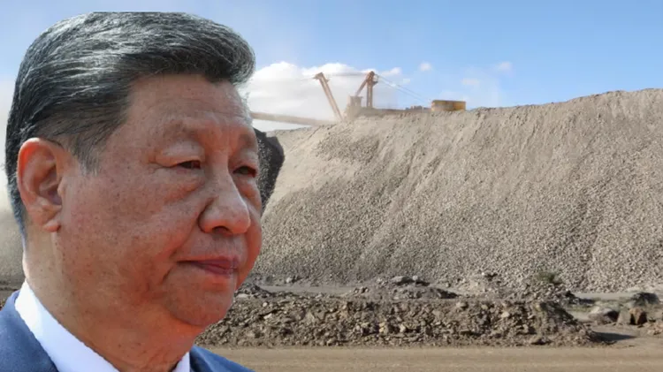 美方表示，中国国家主席习近平的稀土政策并不可靠，美国总统川普可能提高关税并建立自主供应链。合成画面。路透社