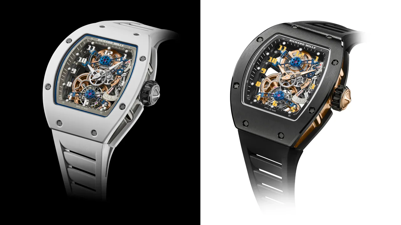 RICHARD MILLE推出兩款全新演繹的RM 17-02陀飛輪腕錶。品牌提供