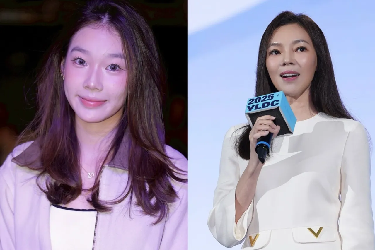 妞妞（左）与妈妈曾馨莹气质、神韵非常相似。彭欣伟、庄宗达摄