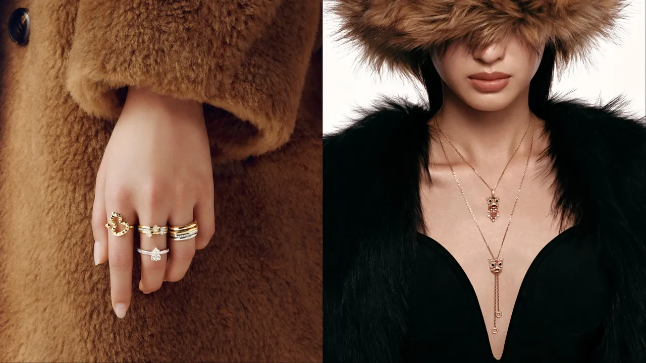 Qeelin以招牌的葫芦珠宝和舞狮文化为灵感的Xi Xi 系列，展现华美气场。品牌提供