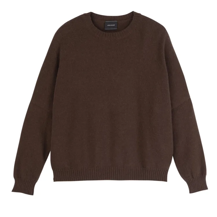 Longchamp 2026春季針織毛衣，1萬7600元。品題提供