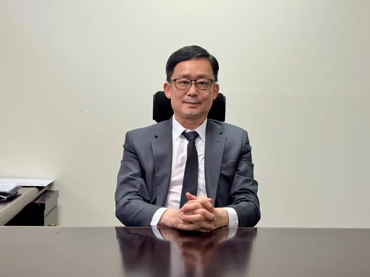 东捷资讯董事长谢颕升。东捷资讯提供