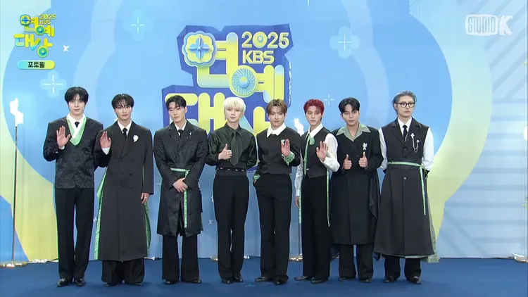 ATEEZ《兩天豆夜》拿下最佳數位內容獎。翻攝KBS