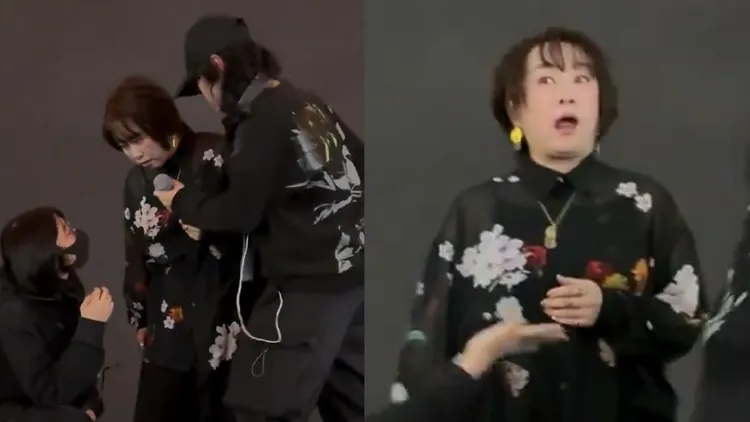 日本歌手大槻真希上周在上海唱到一半被断电强制退场。翻摄X