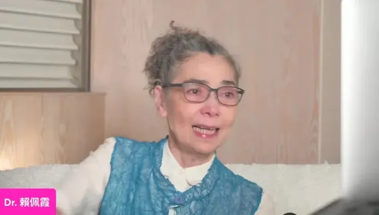 賴佩霞透過影片談洋女婿病逝原因。翻攝YouTube