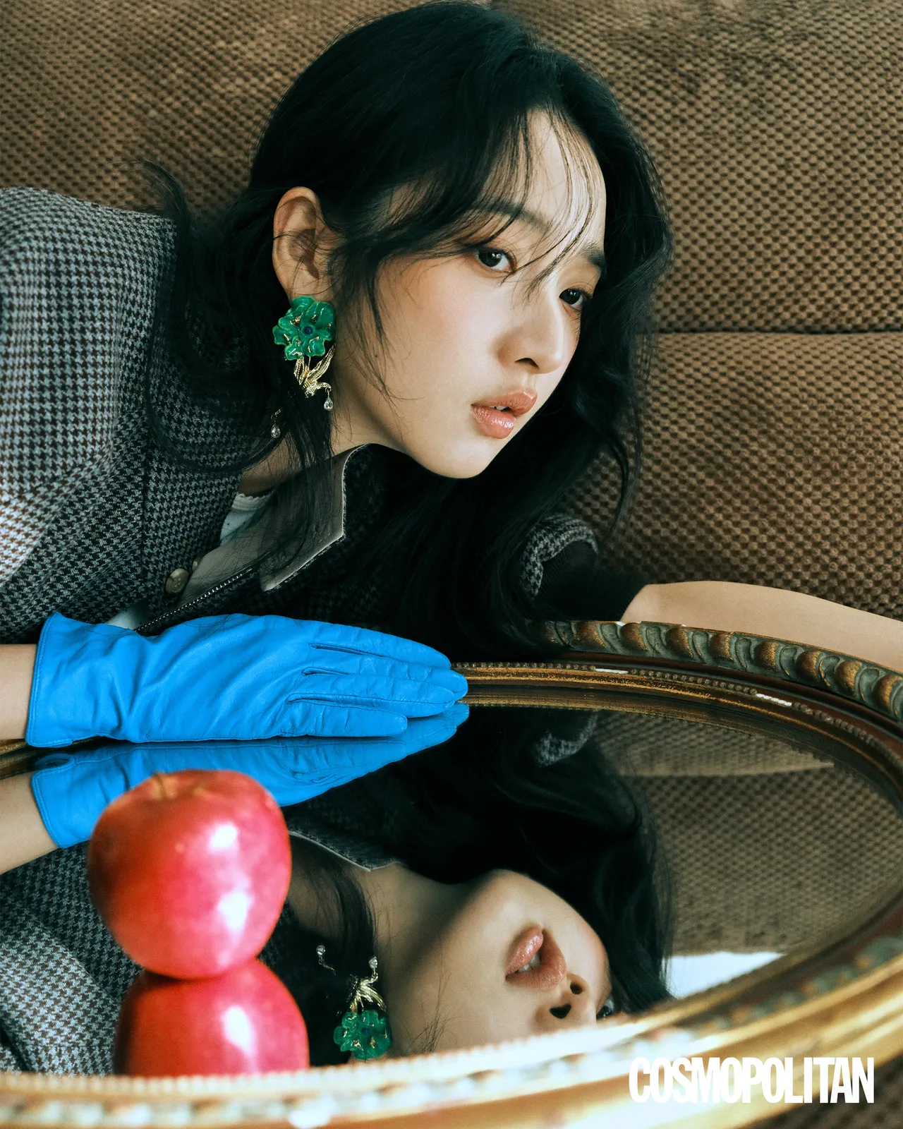 李沐拍摄《COSMOPOLITAN》封面。《COSMOPOLITAN》提供