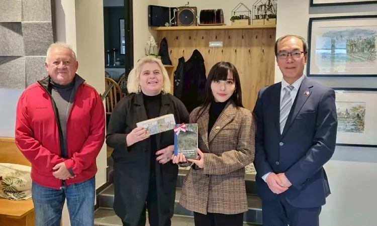 黃捷登上世界青年領袖峰會國際舞台，獲得「年度政治人物獎」，為台灣外交與青年參政寫下歷史一頁。翻攝畫面