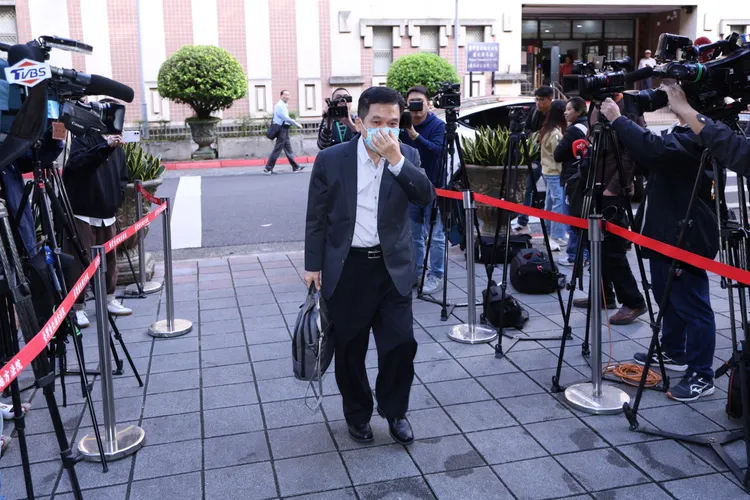 台北市前都發局長黃景茂今天出庭，就京華城案涉及圖利部分進行答辯。資料照片。彭欣偉攝