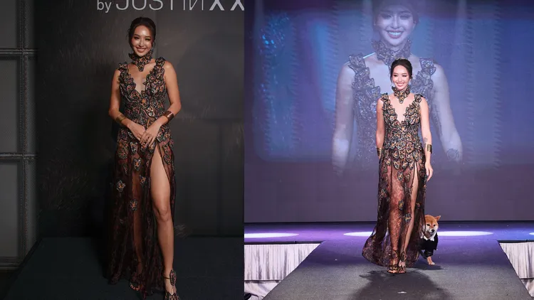 蔷蔷今天出席台北萌宠时装周「TaiPet Fashion Week」时尚秀。品牌提供