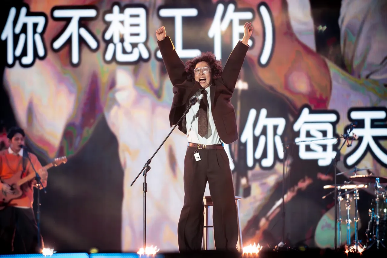 人气乐团芒果酱 Mango Jump 首次踏上高雄跨年舞台。翻摄画面