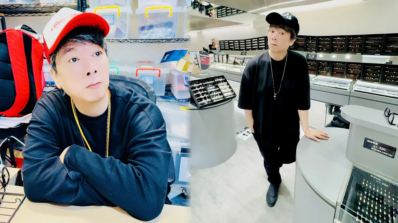 曹西平晚年开饰品店为生。翻摄曹西平脸书