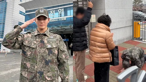 NCT首位完成兵役！泰容今從海軍退伍　跪下向父母行大禮