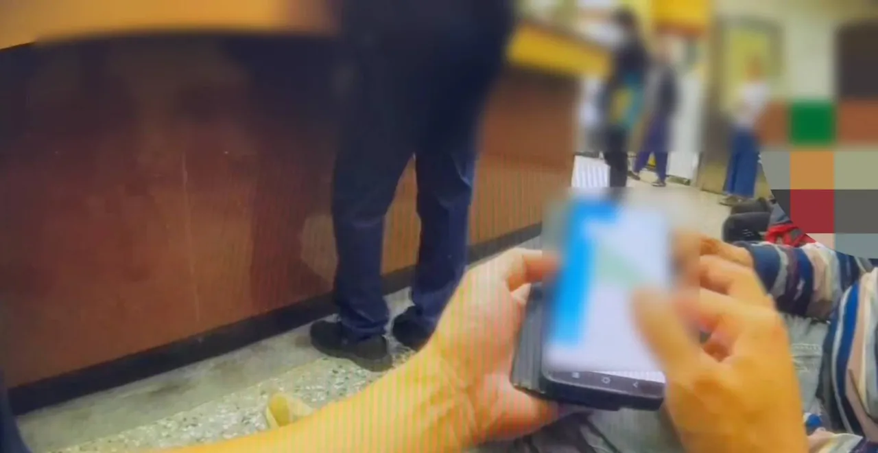 陈男差点将刚领到的普发1万元，汇给认识7天就向他借钱的女网友。民众提供