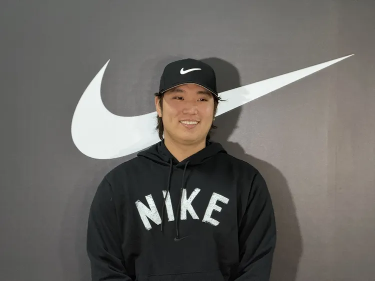 古林睿炀今参加NIKE训练营。  中央社