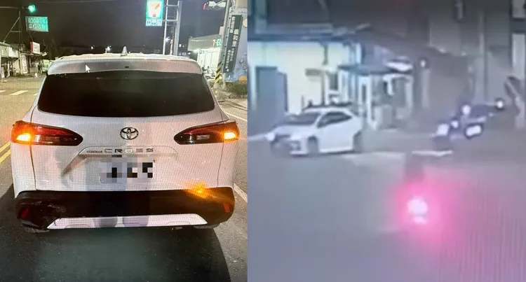 警方調查後發現，吳男11分鐘內發生3起車禍事故，共撞8車釀成4人受傷。民眾提供